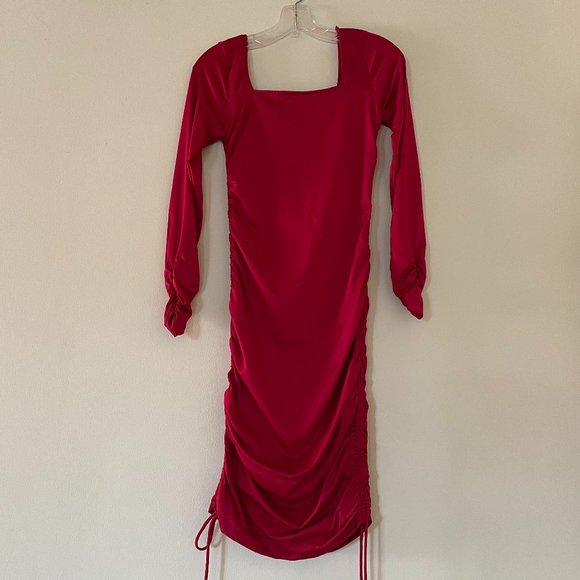 Scratched long sleeve dress - Picture 2 of 8